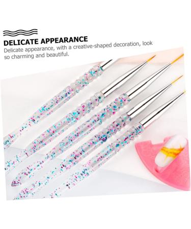FRCOLOR Nail Accessories Nail art drawing Striping Nail Pens glitter nail art liner Manicure art es nail dotting tool nail art dot tool Acrylic human 3d nail Diamond Kits - Buy Online on GoSupps.com