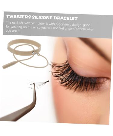 minkissy Tweezers Silicone Bracelet Tweezers Protector for Lashes Lash Extension Tweezer Parts Women Accessory Lash Tweezers Silicone Tweezer Protector Eyelash Silica Gel Auxiliary Tool - Buy Online on GoSupps.com