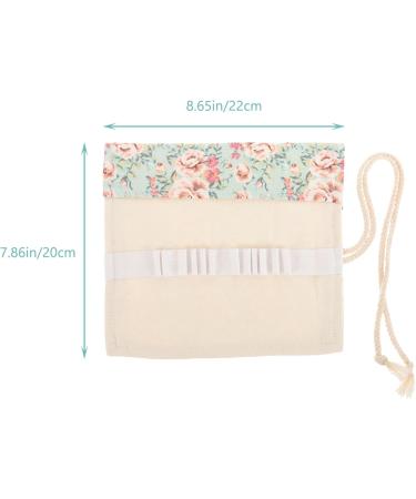 Cleaning Tools Ear Tools Storage Bag Roll Up Tool Bag Organizer Ear Wax Removal Tools Cloth Bag 12 Slot Roll Pouch for Home Salon Beauty Shop Ear Cleaning Tool - Buy Online on GoSupps.com