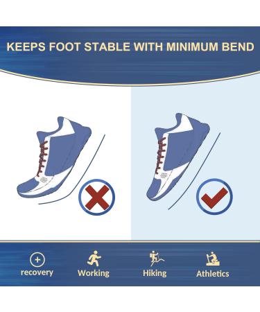 Carbon Fiber Insoles for Pain Relief | Rigid Orthotic Inserts for Turf Toe & Arthritis | Size 8W & 7M - Shop Internationally - Buy Online on GoSupps.com