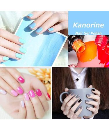 KANORINE Cream Pink Soak-Off Gel Nail Polish 10ml - Nude Pink Gel Varnish for Nail Art - Buy Online on GoSupps.com