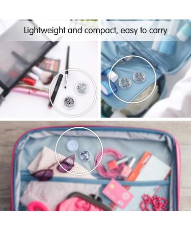 Huayue 80-Piece Transparent Cosmetic Containers Set - Empty Cans for Creams Lip Balm Candles & Nail Art - Ideal Travel & Sample Jars - Buy Online on GoSupps.com