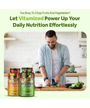 Fruits and Vegetables Supplements With BioPerine, Contains 38 Fruits & Vegetables Super Food Powder Supplements Formula For Overall Health & Nature Energy Boost for Adults Men & Women - Made in USA - Buy Online on GoSupps.com