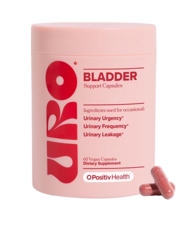 O Positiv URO Bladder Control Supplement for Urinary Urgency Frequency Leakage with Pumpkin Seed Extract Soy Germ Extract Saw Palmetto 30 Servings (Pack of 1)