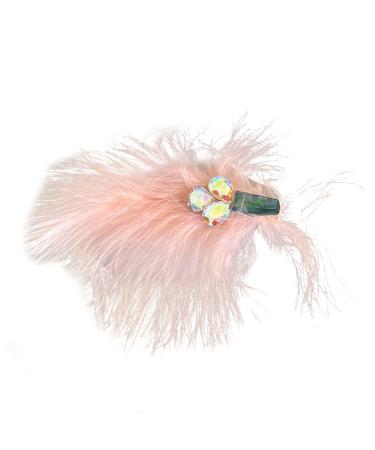 amangul Feather Hair Clip Sweet Bunches Duckbill Clip Cute Hair Duckbill Clip Headwear Hair Accessories for Women Girls(9)