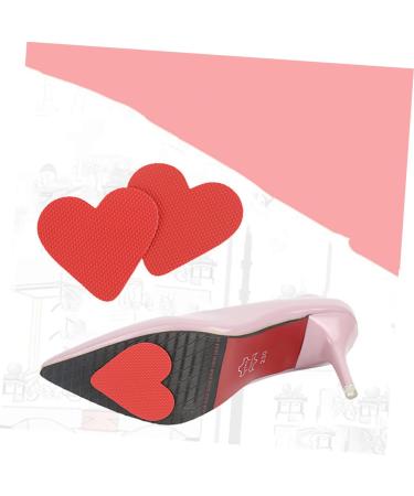 High Heel Sole Protector | Non-Slip Shoe Pads | Anti-Slip Grips - Lattice Red Miss Sticker - Buy Online on GoSupps.com