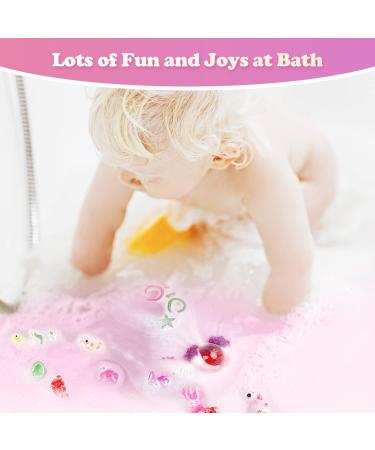24PCS Kids Bath Bombs with Surprise Toys - Dinosaur, Ring & Goldfish | Natural Essential Oil Spa Gift Set - Buy Online on GoSupps.com
