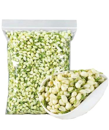 Jasmine Flower Tea 3.52 oz Dried Premium Jasmine Buds Tea-Jasmine Herbal Loose Leaf Tea 100g