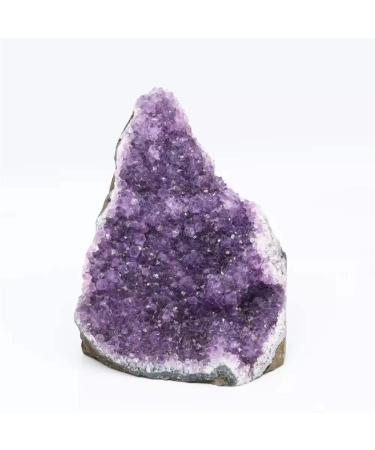 1pc 300g-1500g Natural Dark Amethyst Geode Stone Crystal Cluster Gift Ornaments Suitable for Home HOMEZHOU (Color : 1pc 1110g-1200g)
