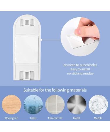 4 Pack Electric Toothbrush Holder - Self-Adhesive Wall Bracket Organizer - High Quality Bathroom Accessories - Buy Online on GoSupps.com