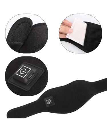 MAGNICROP Heated Neck Support Heating Neck Support Wrap Physical Therapy Heated Neck Support Brace Adjustable Ergonomic Cervical Collar for Men and Women Stiff Neck Stiffness Headache Relief Black - Buy Online on GoSupps.com