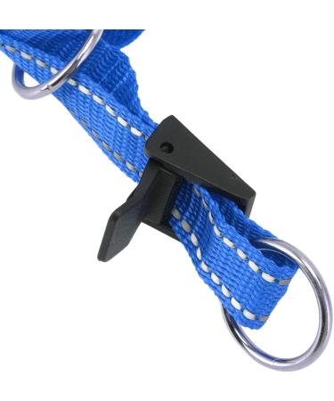 Dog Head Collar - Adjustable Pet Head Halter with Safety Strap for Leash Training - Size L Blue - Buy Online on GoSupps.com