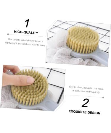 Double Sided Body Exfoliator Brush for Shower and Bath | Healeved Body Scrubber - Buy Online on GoSupps.com