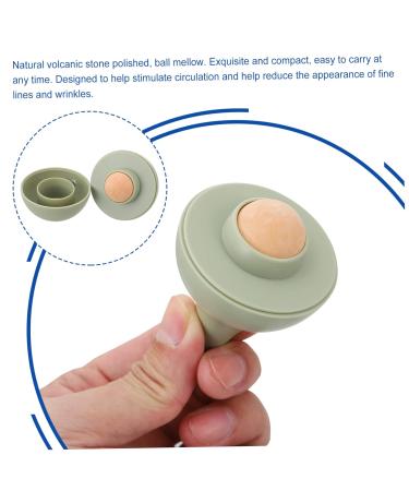 PartyKindom Rolling Volcano Stone Oil Absorption Ball Face Wrinkles Massager for Beauty - Buy Online on GoSupps.com