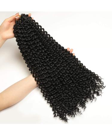 Buy 7 Packs of 18-Inch Passion Twist Crochet Hair - Water Wave Hair Extensions for Long Bohemian Styles (1B#) - International Shipping Available - Buy Online on GoSupps.com