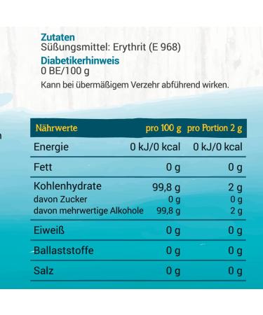 Shop Steviola Erythritus White 500g - Premium Natural Sweetener | International Shipping Available - Buy Online on GoSupps.com