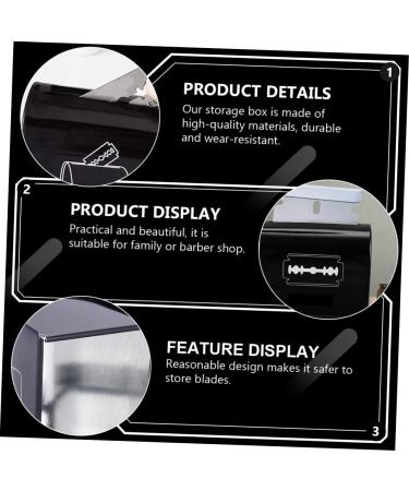 Buy Minkissy Cardboard Razor Box - Metal Safety Case for Shaving | Eco-Friendly Recycling Case for Razors | International Shipping - Buy Online on GoSupps.com