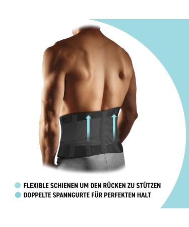 Back Bodyguard Rear Belt - Innovative Lumbar Spine Support | Back Bandage & Kidney Support - Available in XL Black - Buy Online on GoSupps.com