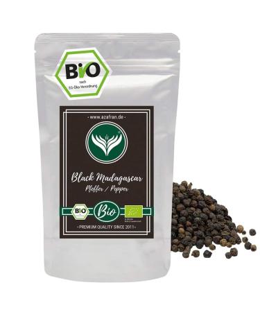 Azafran ORGANIC pepper (whole peppercorns) from Madagascar black 250g - Buy Online on GoSupps.com
