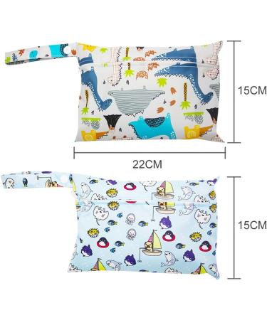 Shop Reusable Wetbags & Diaper Bags - Waterproof Washable Organizers for Travel | Dinosaur & Sea World Designs - Buy Online on GoSupps.com