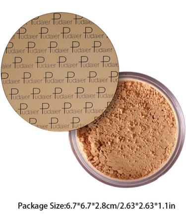 Makeup Modifier Powder Makeup Loose Setting Powder Matte Highlighter Face Concealer Oil Control Matte Mineral Contour 05 Heat 05# Heat - Buy Online on GoSupps.com