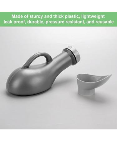 KSvaye 1000ml Leak-Proof Portable Urine Bottle for Men & Women - On-The-Go Pee Bottle Unisex Urinal Solution - Buy Online on GoSupps.com