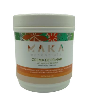 Styling Cream with Shea Butter - softens - shines - nourishes - hydrates - curls - controls frizz - protects - 8 Fl Oz natural