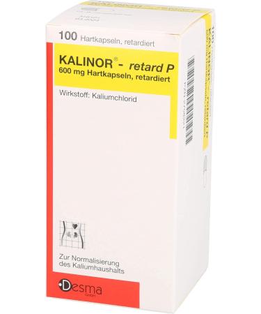 KALINOR Retard P 600 mg Hard Capsules - 100 pcs | Buy Internationally | Fast Shipping - Buy Online on GoSupps.com