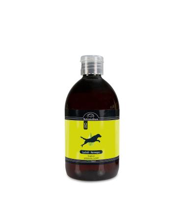 Greenhound Schecker - 100% salmon oil from Norway - 500ml - High -quality oil from the Norwegian salmon with 84.5% unsaturated fatty acids 500.00 ml (1 -pack)