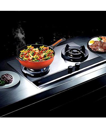 DameCo Wok Smokeless Pan Cookware Fry Pan Cookware 32cm Steamer for Frying Eggs Steak Pizza Nonstick Metal Utensil Saucepan with Lid Safe Frying Pan Frying Pan Interesting - Buy Online on GoSupps.com