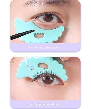 ANKROYU Mascara Shield Makeup Lash Tool Multifunction Eyelash Mascara Applicator Baffle Prevent Smudging Silicone Eyeliner Eye Makeup Shield - Buy Online on GoSupps.com