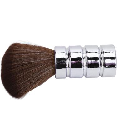 Qukaim Hair Cutting Neck Duster Brush Barber Neck Duster Brush Professional Neck Cleaning Brush Soft Gentle Electroplated Silver - Buy Online on GoSupps.com