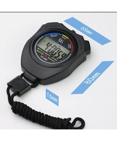 Jaimela Digital Sport Stopwatch Timer | Handheld Chronograph for Football Basketball Running & Fitness - Buy Online on GoSupps.com