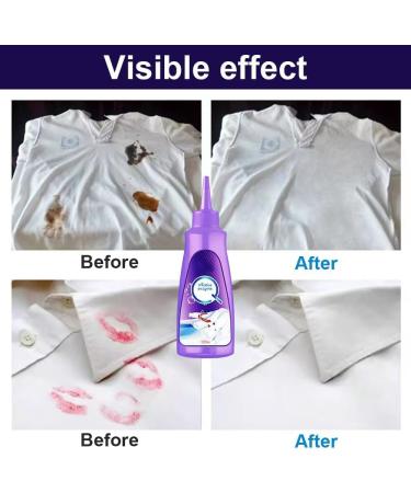 Lakatarina Stain Remover Active Enzyme Laundry Stain Remover Laundry Stain Remover Garment Stubborn Stain Cleaner Oil Remover for All Washable Fabrics (2PCS) - Buy Online on GoSupps.com