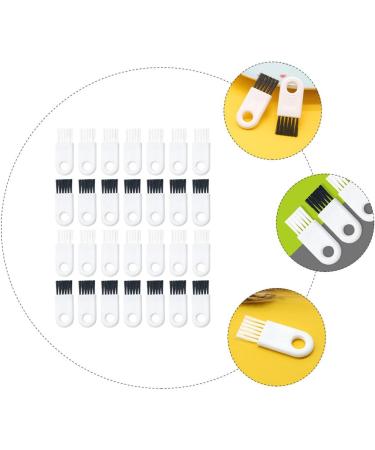 FRCOLOR 30pcs Nylon Cleaning Tools | Mini Razor & Handle Replacement for Barber Clipper Trimmer | White Facial Hair Brush - 5x2cm - Buy Online on GoSupps.com
