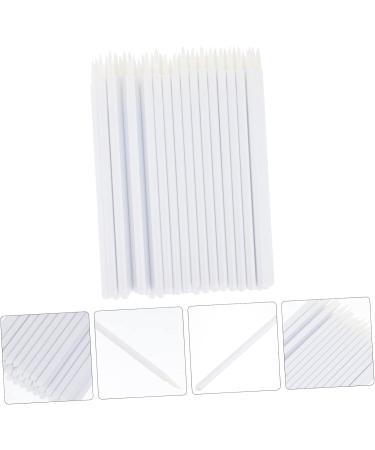 WOONEKY 200 Pcs Disposable Eyeliner Brush Liquid Lipstick Graphic Eyeliner Brush Makeup Eyeliner Brush White - Buy Online on GoSupps.com