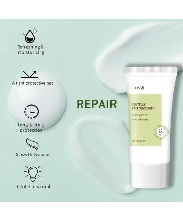 CenTella Korean Sunscreen SPF 50+ PA++++ | Calming Moisture Daily Facial Sunscreen for Women | Vegan Water-Fit Sun Serum with No White Cast - Shop Now - Buy Online on GoSupps.com