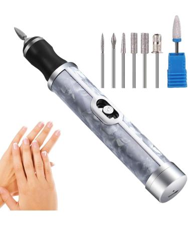 SILULCM Nail Grinder for Human - Electric Nail Drill - Professional 4 Speeds Electric Nail File for Thick Toenails Nail Polishing Nursing Peeling Removing Grinding Edge Shaping Gray - Buy Online on GoSupps.com