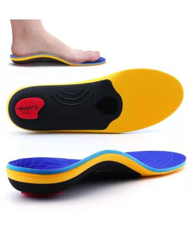 VALsole Orthotic Insole Arch SupportFor Insole Plantar FasciitisInsole for OverPronation Flat Feet Metatarsalgia Heel Pain Insoles for Men and Women Blue (UK 5-24cm Blue-V227) UK 5-24cm Blue-v227