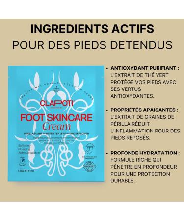 Clapoti Hydrating Foot Mask | K-Beauty | Repairing Treatment with Ginger Green Tea and Cypress | Deep Hydration & Repair 6 pack - Buy Online on GoSupps.com