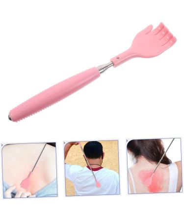 Minkissy Retractable Back Scratcher - Oversized Long Handle Pink Body Massager | Durable 20.5x4cm Claw Tool - Perfect Gift for Adults - Buy Online on GoSupps.com