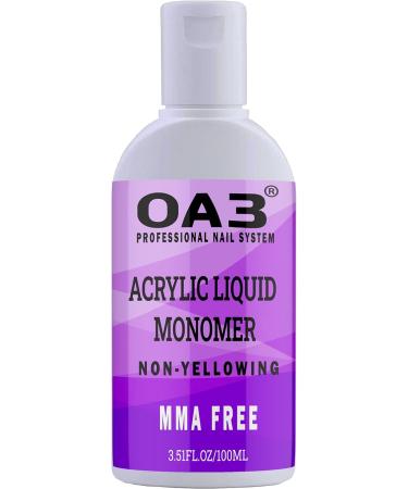 Professional Acrylic Liquid Monomer 100ML MMA FREE for Acrylic Nails Ultra Shine and Strong Adhesion Non-Yellowing - Buy Online on GoSupps.com