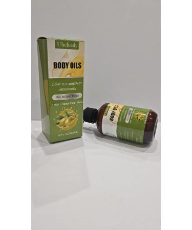 Uheltosly Body Oil for Women and Men Nourishing Dry Skin Care Lightweight Hydrating Moisturiser Natural Glow Suitable for All Skin Types - Buy Online on GoSupps.com