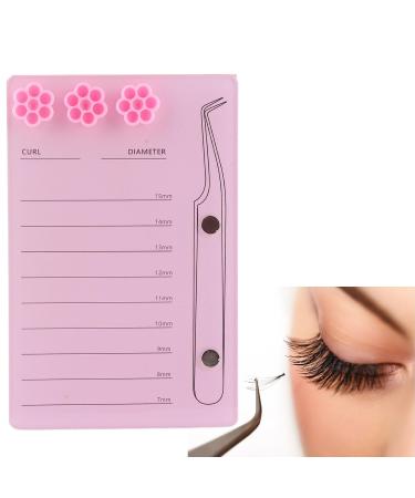Buy Eyelash Extension Tray - 3 in 1 Holder with Clear Scale Magnetic Tweezer Storage & Organizer for Perfect Lash Application - International Shipping Available - Buy Online on GoSupps.com