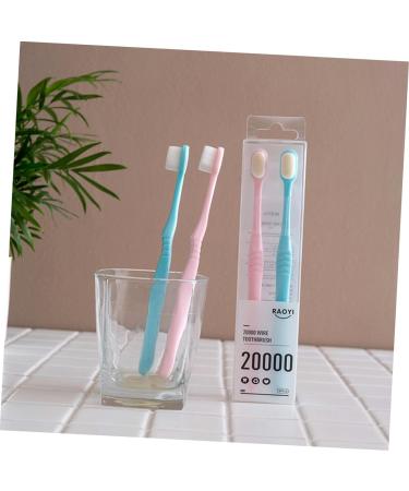 Shop Homsfou 2-Pack Soft Toothbrush - Family-Friendly Eco-Friendly Household Cleaners for Adults & Pregnant Women | International Shipping Available - Buy Online on GoSupps.com