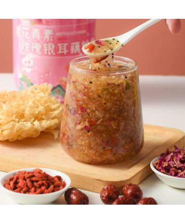 Lotus root powder soup Rose and white fungus soup with lotus root powder Lotus root powder 17.6oz/500g  - Buy Online on GoSupps.com