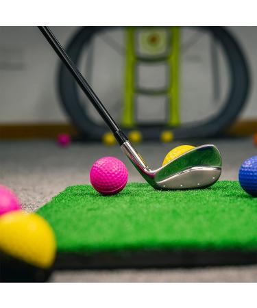 Jaya Foam Golf Practice Balls - Realistic Feel, Limited Flight - Soft Indoor/Outdoor Training - Yellow (12 Pack) - Buy Online on GoSupps.com