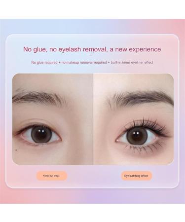 Fish Tails Glueless Press-On Eyelashes Press on Lashes No Glue Needed Reusable Self Adhesive Eyelashes DIY Lash Extension Kit With Lash Tweezers False Lashes Natural Lashes Style 5 - Buy Online on GoSupps.com