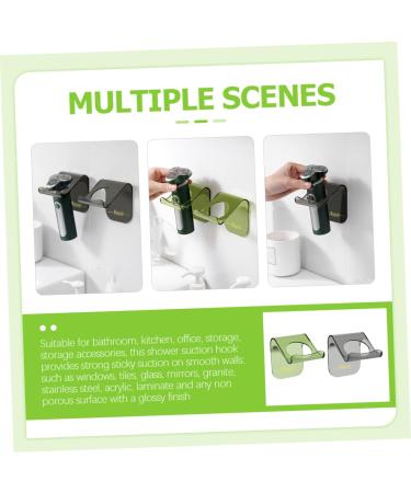 Healeeved 2-Piece Self-Adhesive Razor Holder for Electric Shavers | Wall-Mounted Solution for Organized Grooming - Buy Online on GoSupps.com