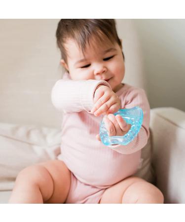 Green Sprouts Cool Nature Teethers 2-Pack - Aqua for 3+ Months - Buy Online on GoSupps.com